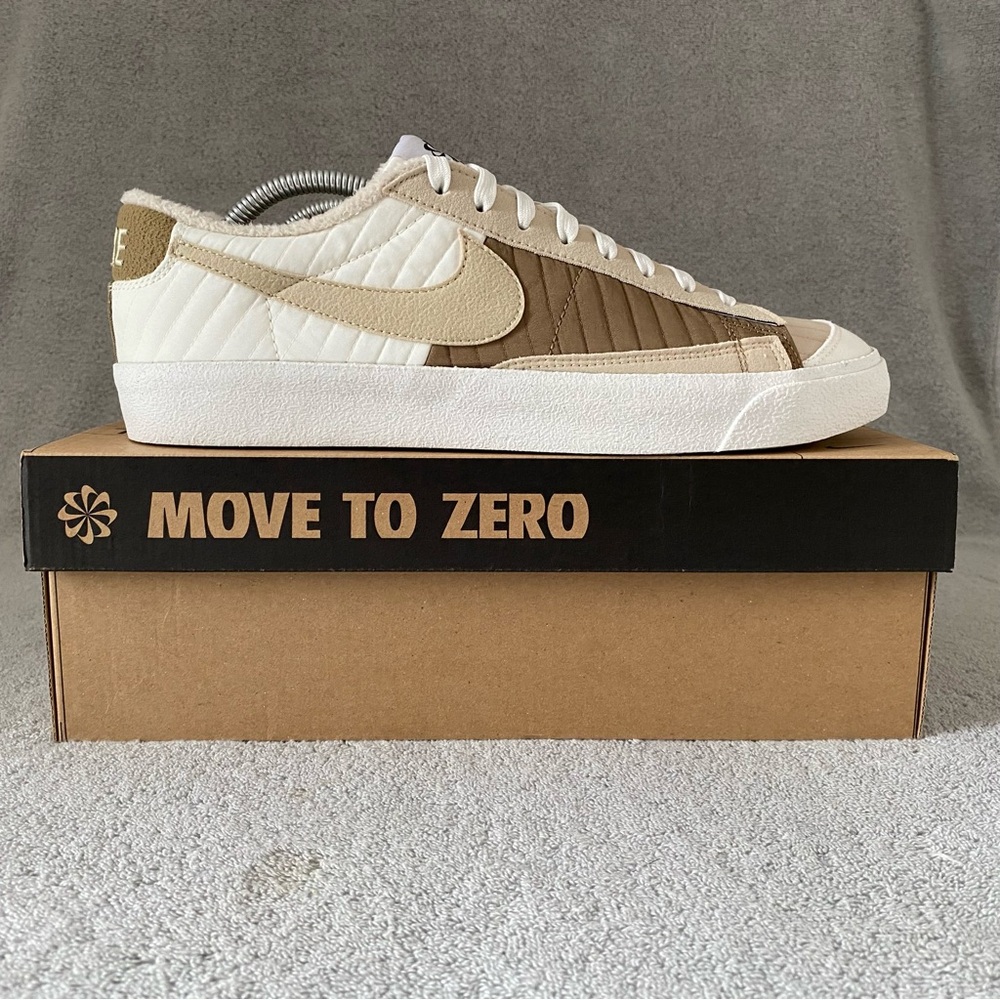 Nike Shoes Mens 10.5 Tan Blazer Low 77 Premium LX NN Sneakers Toasty DD8026-100